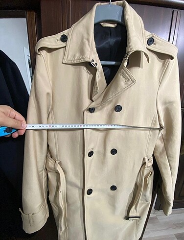 Erkek Zara Trenchkot - Görsel 2