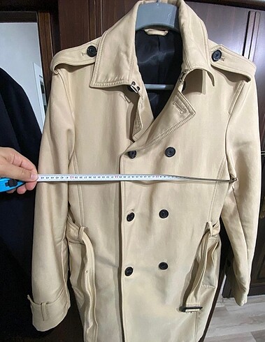 Erkek Zara Trenchkot - Görsel 5