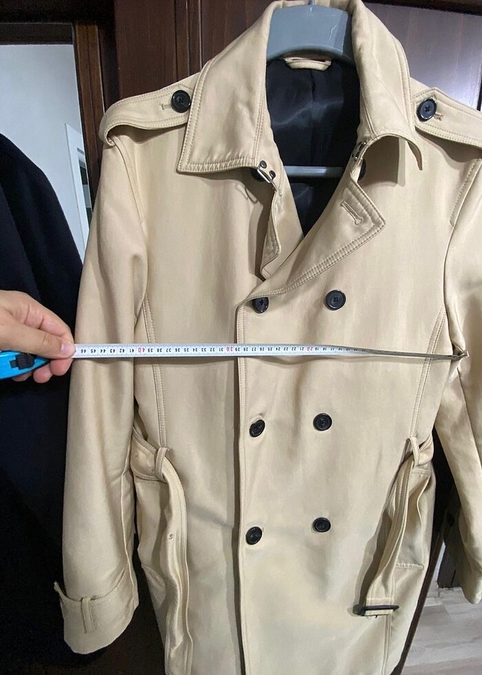 Erkek Zara Trenchkot - Görsel 5