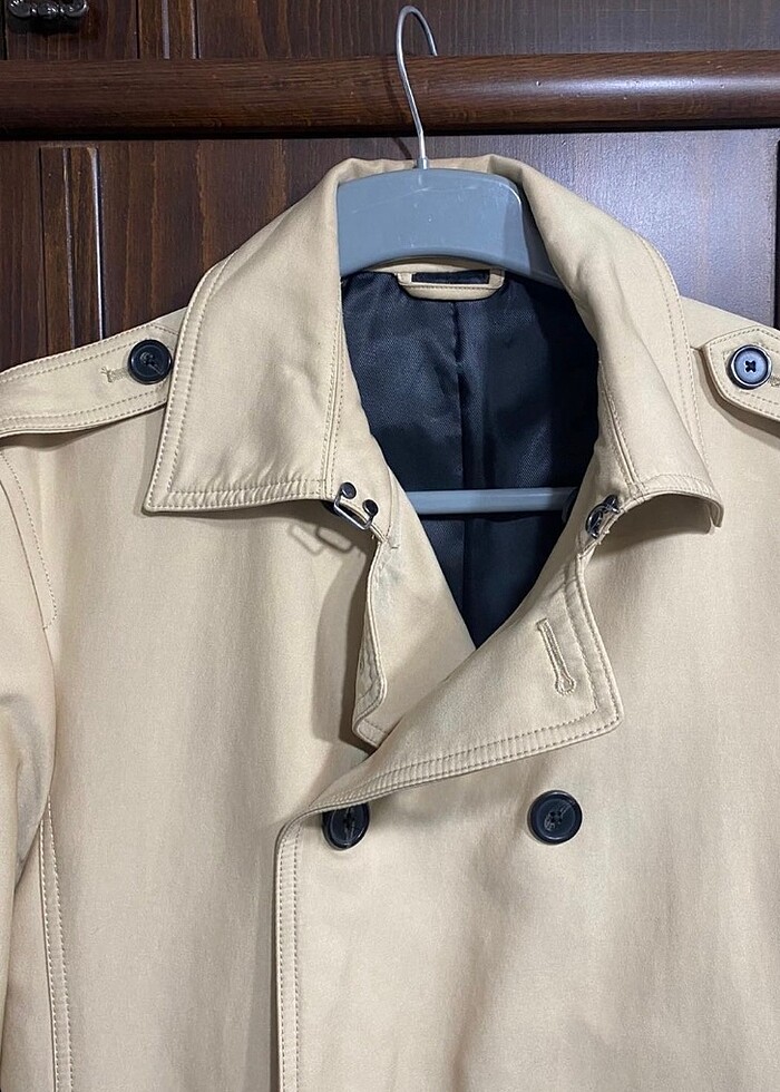 Erkek Zara Trenchkot - Görsel 3