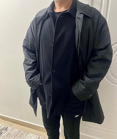 CCS Sarar erkek çift siyah mont - Görsel 7