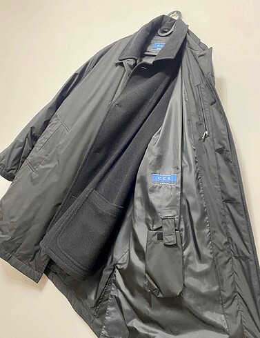 CCS Sarar erkek çift siyah mont - Görsel 4
