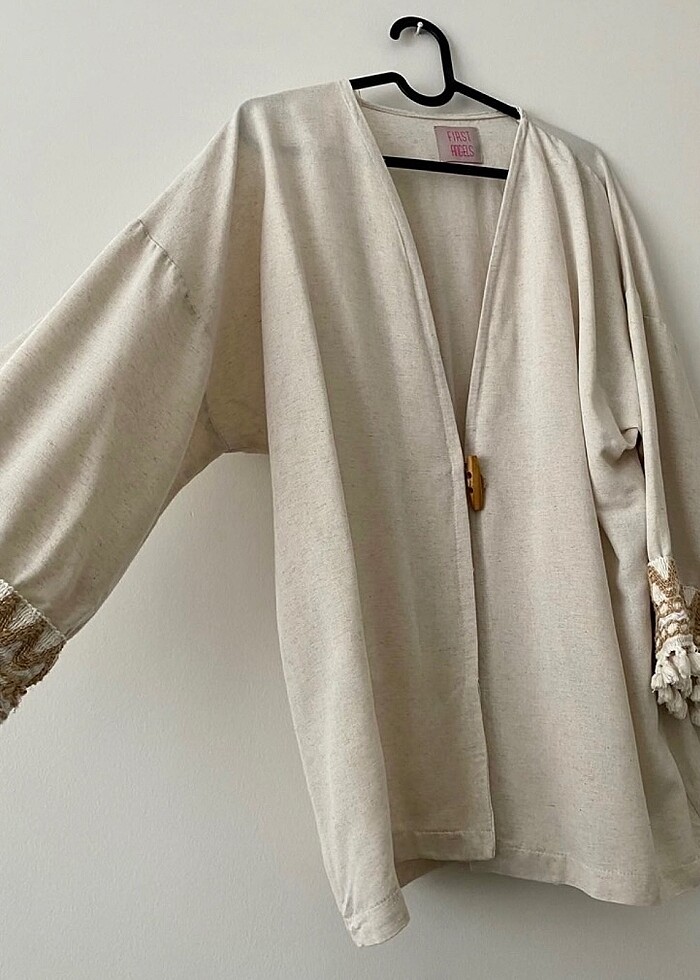 Keten krem kap - Görsel 5