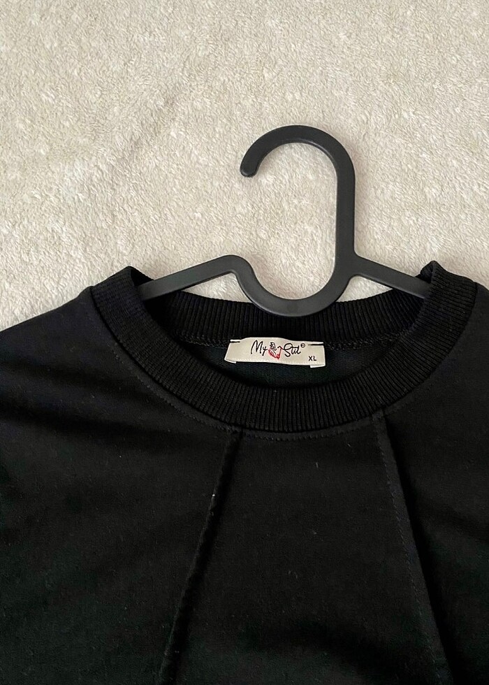 Siyah günlük tunik - Görsel 3