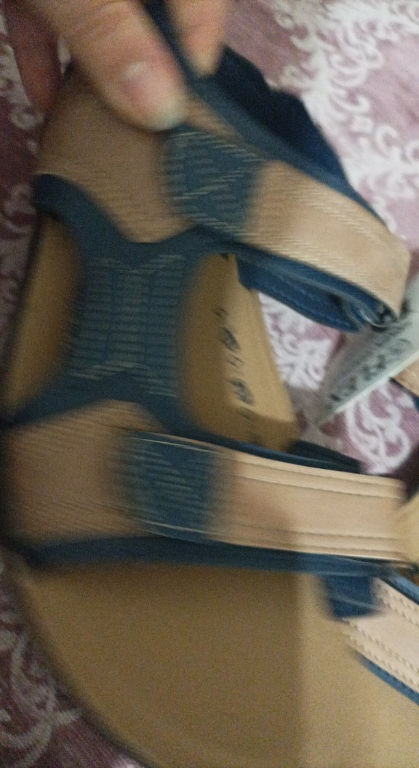 Erkek Mavi Baskılı  Felix Sandalet - Görsel 3