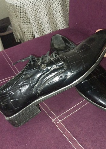 Siyah Erkek Ayakkabı RUGAN - Görsel 4