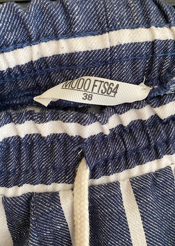 Çizgili lacivert pantolon Mudo - Görsel 3