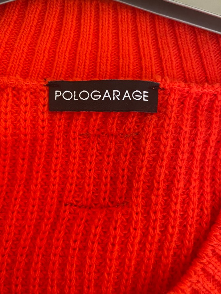 Kırmızı V Yaka Örgü Kadın Süveter - Görsel 2