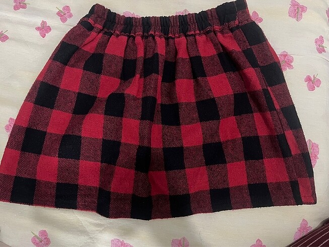 s Beden bordo Renk mini etek