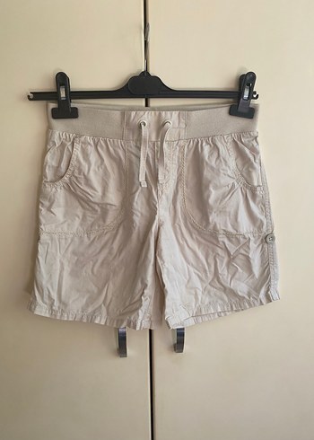 Bej Mini Şort