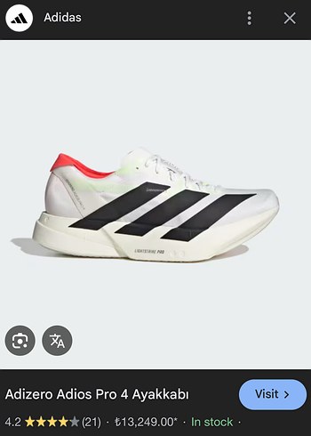 Adidas adizero adios pro 4 koşu ayakkabisi - Görsel 3