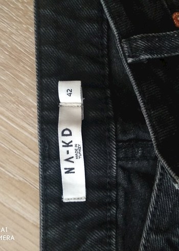 Zara antrasit Kadın Denim Midi Boy nakd Jean