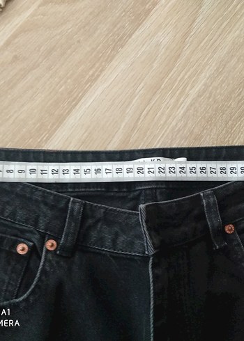 42 Beden antrasit Kadın Denim Midi Boy nakd Jean