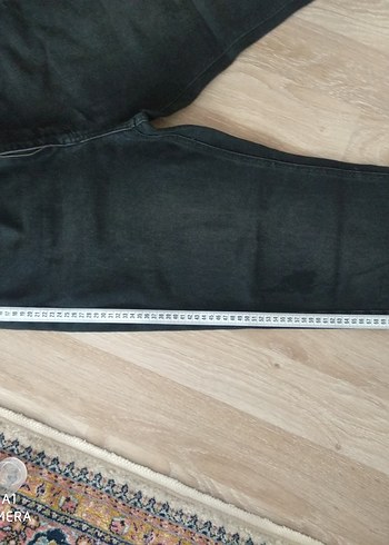 42 Beden gri Renk antrasit Kadın Denim Midi Boy nakd Jean
