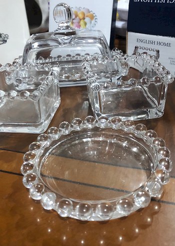 English Home Vintage Cam Tabak Seti - Görsel 3