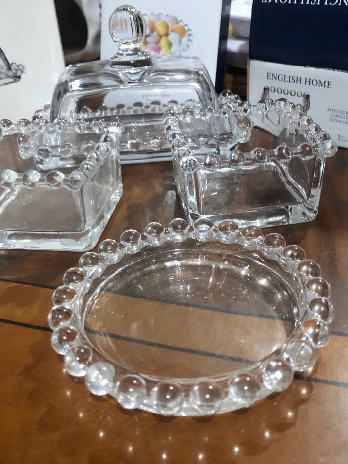 English Home Vintage Cam Tabak Seti - Görsel 3