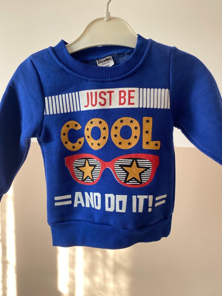 Gri Baskılı Erkek Bebek Eşofman Takımı - Görsel 4