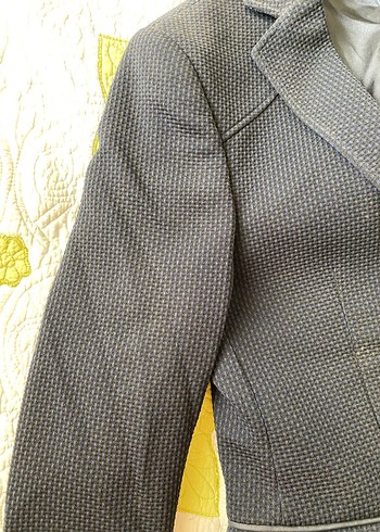 Düğmeli Erkek Koyu Renk Ceket - Görsel 4