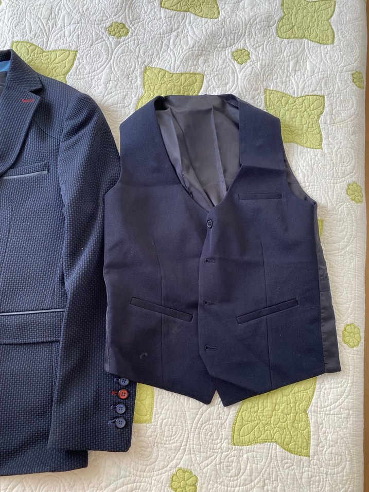 Düğmeli Erkek Koyu Renk Ceket - Görsel 2