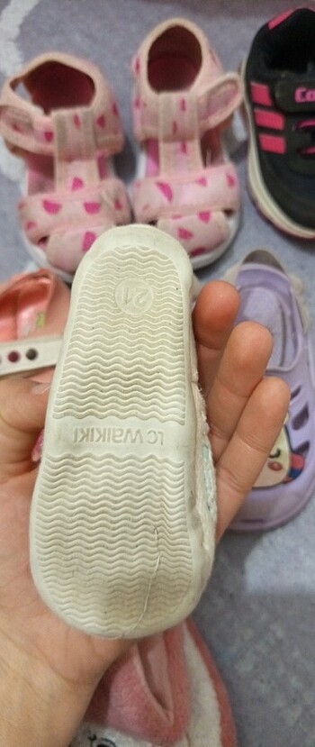 21 Beden çeşitli Renk Kız bebek ayakkabı