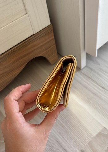 Diğer Parlak Altın Renk Kadın Clutch Çanta