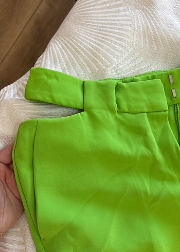 ipekyol İpekyol Yeşil Regular Fit Kadın Kumaş Pantolon