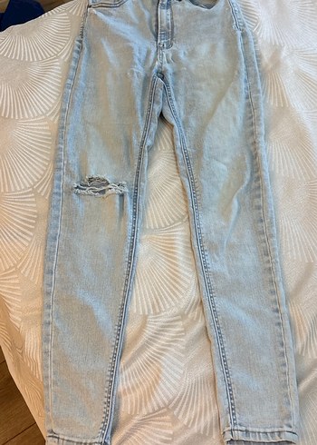 Stradivarius Mavi Dar Kesim Kot Pantolon