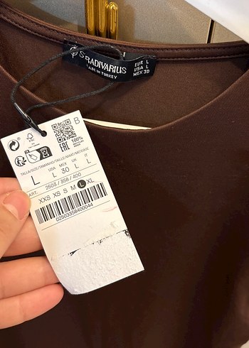 Stradivarius Kahverengi Kolsuz Body