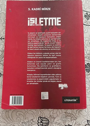 İşletme Kitabı S. Kadri Mirze
