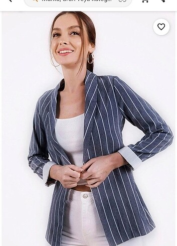 Gri-mavi blazer