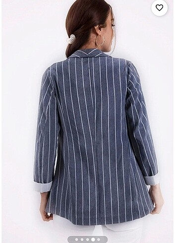 l Beden Gri-mavi blazer
