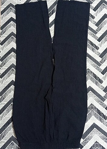 LC Waikiki Kadın siyah keten pantolon