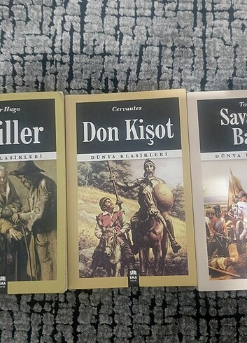  Beden Donkişot, Sefiller, savaş ve barış 3 lı kitap