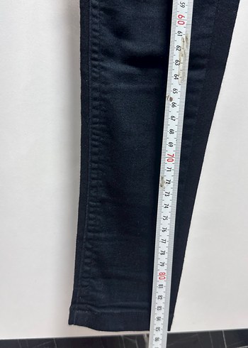 Siyah Kadın Normal Boy Slim Denim Pantolon - Görsel 2