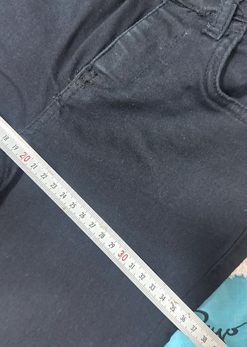 Siyah Kadın Normal Boy Slim Denim Pantolon - Görsel 5