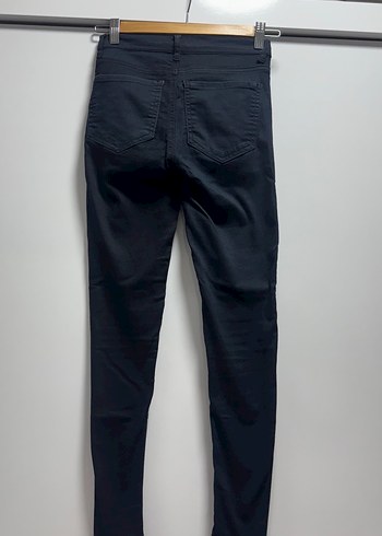 Siyah Kadın Normal Boy Slim Denim Pantolon - Görsel 3