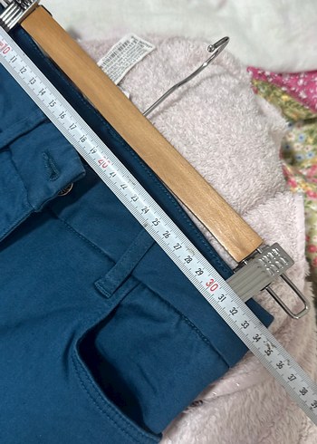 Parlak Mavi Denim Kadın Skinny Pantolon - Görsel 4