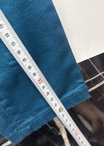 Parlak Mavi Denim Kadın Skinny Pantolon - Görsel 2