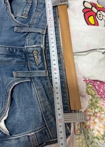 Kadın Mavi Denim Normal Kesim Jean - Görsel 4