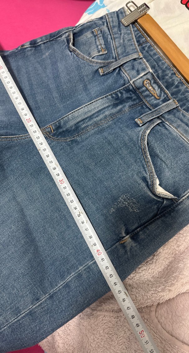 Kadın Mavi Denim Normal Kesim Jean - Görsel 5