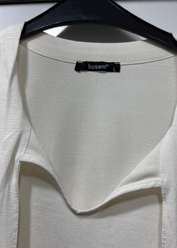 Kirik beyaz Kısa Kollu Kadın Tişört - Görsel 2