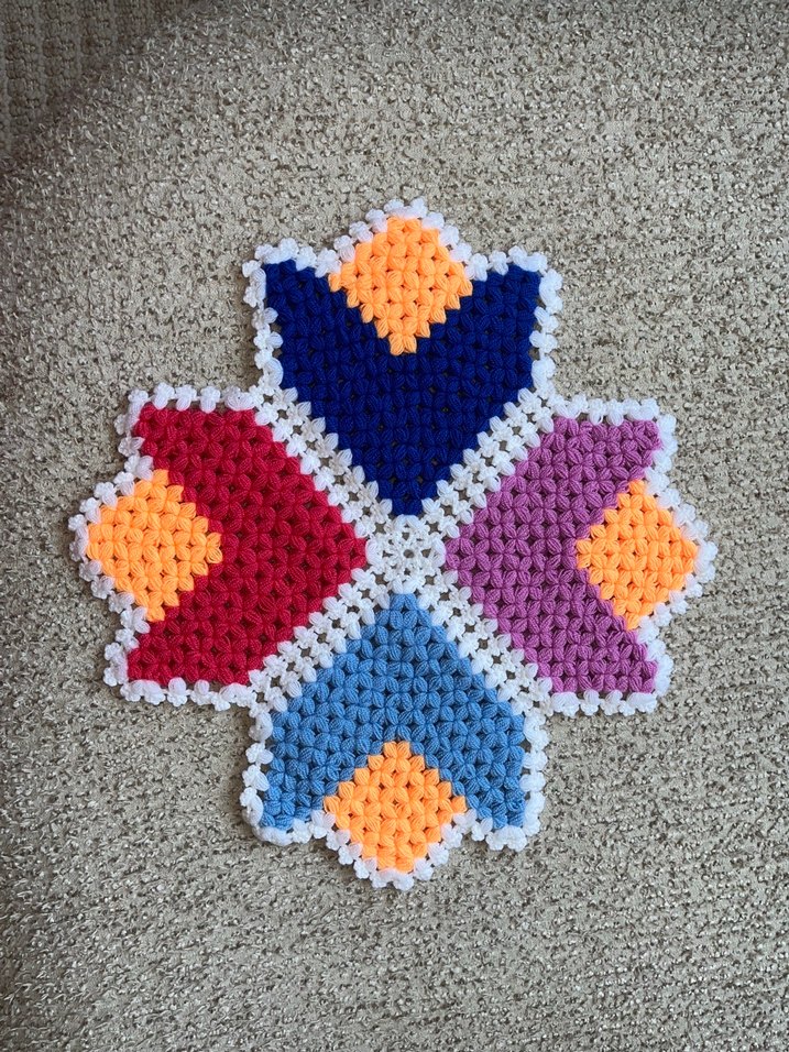 El Emeği Canlı Renklerle Örülmüş Lif Seti- 3lü Sıfır ve Çeyizlik - Görsel 4