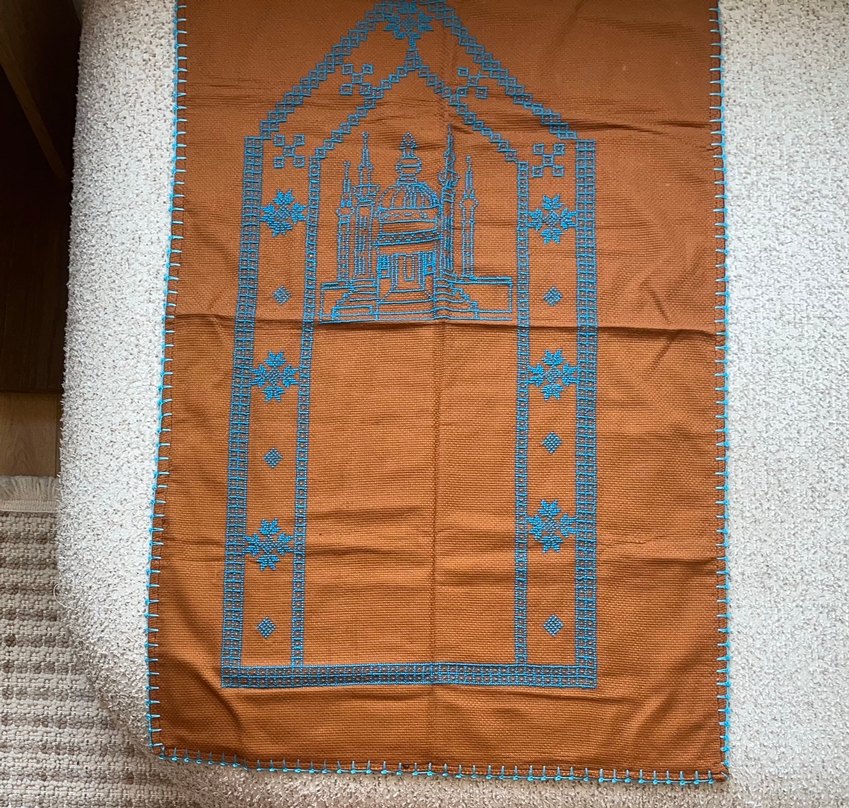 El Nakışı Çeyizlik Seccade - Sıfır Ürün - Görsel 2