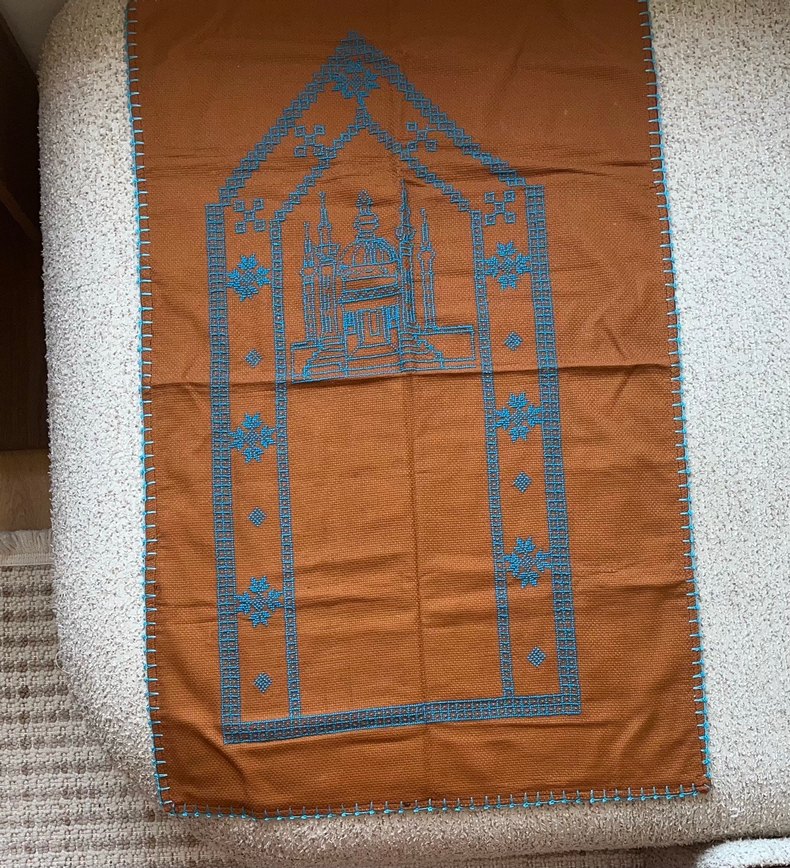 El Nakışı Çeyizlik Seccade - Sıfır Ürün - Görsel 3