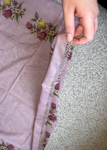 El Emeği Mekik Oyası Tülbent - Sıfır - Zarif İşçilik - Görsel 4