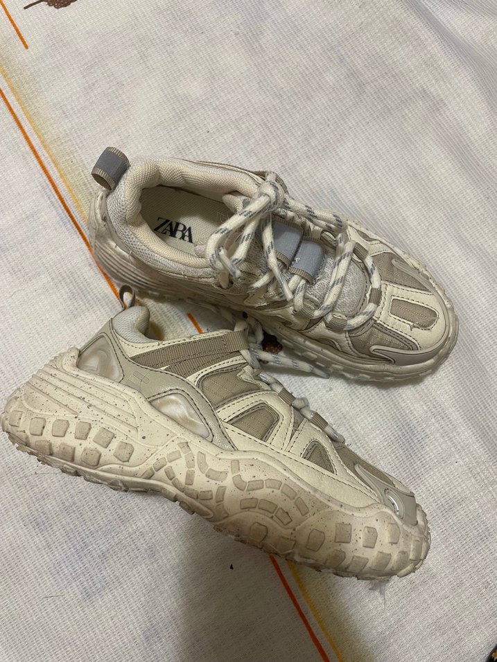 bej Çok Parçalı Spor Ayakkabı - Görsel 2