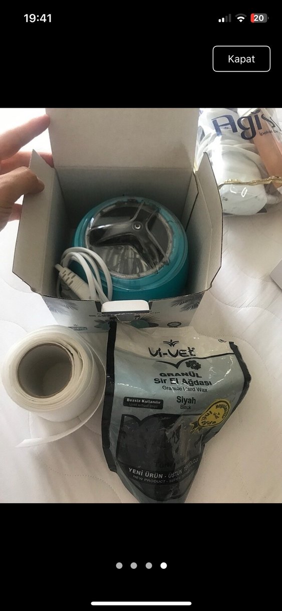 Weelen Sıcak Ağda Isıtıcı ve Siyah Ağda - Görsel 4