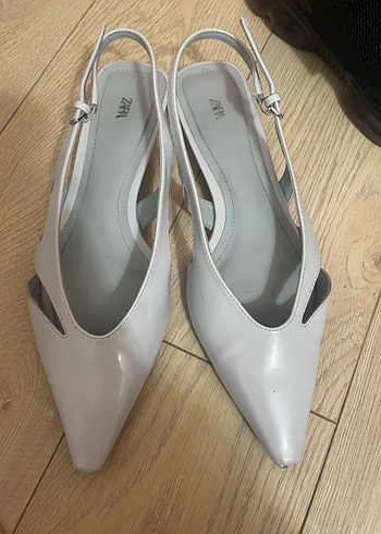 37 Beden Tokalı lila Sivri Burun Stiletto Kadın Ayakkabı