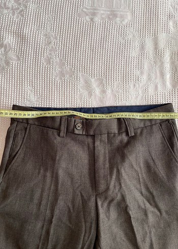 kahwerengi Regular Fit Erkek Ofis Pantolonu - Görsel 3