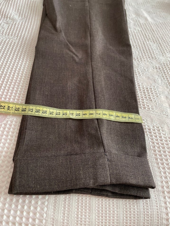 kahwerengi Regular Fit Erkek Ofis Pantolonu - Görsel 5